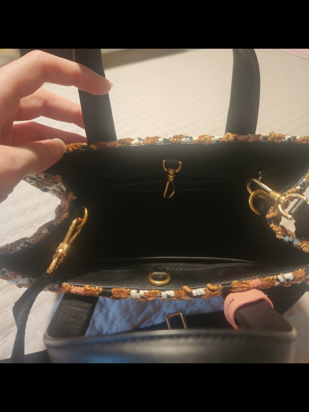Kate Spade Tweed Small Satchel - Picture 2 of 3